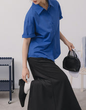 Load image into Gallery viewer, Collar Long Semi-formal Shirt
