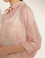 Load image into Gallery viewer, Transparent Buttons Unique Back Design Long Cardigan
