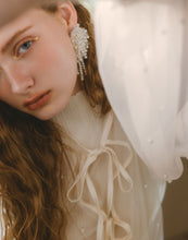 Load image into Gallery viewer, Elegant Two Ways Sheer Crop Cardigan
