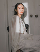 Load image into Gallery viewer, Lace Stitching Strap Cardigan
