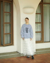 Load image into Gallery viewer, Multi-Layered Puffy Lace Maxi Skirt
