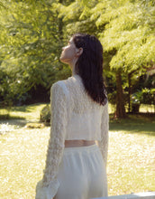 Load image into Gallery viewer, Permeable three-dimensional yarn lace Cardigan
