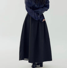 Load image into Gallery viewer, Waffle Design Chiffon Puffy Long Skirt
