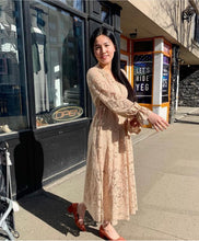Load image into Gallery viewer, French Style Lacy Side Ties Dress
