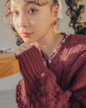 Load image into Gallery viewer, Pearl Basket Hollow Hemp Knitted Jacket
