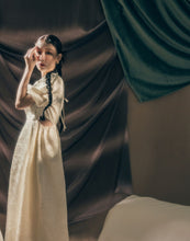 Load image into Gallery viewer, Gorgeous Puffy Sleeve Tie Western Dress
