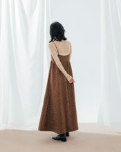Load image into Gallery viewer, Japanese Jacquard Thin Shoulder Strap Dress
