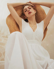 Load image into Gallery viewer, Lace Deep V-neck Neck Strap Dress
