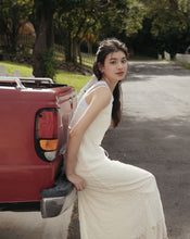 Load image into Gallery viewer, THIN SHOULDER STRAP LACE LONG DRESS
