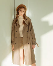 Load image into Gallery viewer, Traditional Design Thick Cotton Trenchcoat
