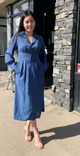 Load image into Gallery viewer, French Style Tailor Waistline Dress
