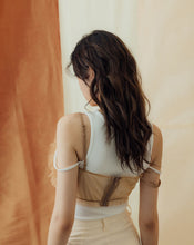 Load image into Gallery viewer, Three-dimensional ruffled mesh Tank Top
