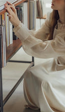 Load image into Gallery viewer, Lace Transparent Long-Sleeved Top
