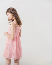 Load image into Gallery viewer, Square Lace Deep V-Neck Fitted A-Line Dress
