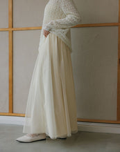 Load image into Gallery viewer, Double-layer Design A-Line Long Skirt
