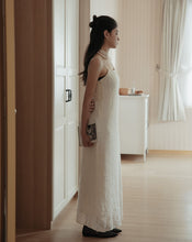 Load image into Gallery viewer, THIN SHOULDER STRAP LACE LONG DRESS
