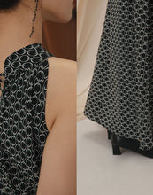Load image into Gallery viewer, Japanese-Style Printed Halter Long Dress

