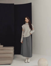 Load image into Gallery viewer, CHIFFON ELASTICATED-DRAWSTRING MIDI SKIRT
