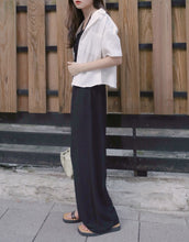 Load image into Gallery viewer, Thin Straps Wide-Leg Fold Jumpsuit
