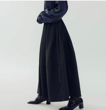 Load image into Gallery viewer, Waffle Design Chiffon Puffy Long Skirt
