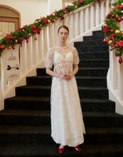 Load image into Gallery viewer, Sequined Floral Sheer Lace Dress With Bra
