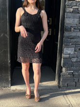 Load image into Gallery viewer, Wide Straps Lace Trim Deep V Neck Short Dresses
