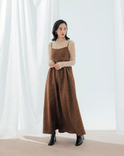 Load image into Gallery viewer, Japanese Jacquard Thin Shoulder Strap Dress
