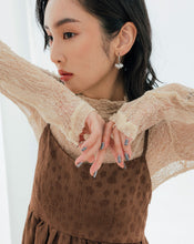 Load image into Gallery viewer, Japanese Jacquard Thin Shoulder Strap Dress
