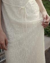 Load image into Gallery viewer, THIN SHOULDER STRAP LACE LONG DRESS
