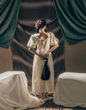 Load image into Gallery viewer, Gorgeous Puffy Sleeve Tie Western Dress
