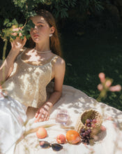 Load image into Gallery viewer, Transparent Beaded Lace Outer vest)
