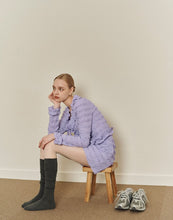 Load image into Gallery viewer, Lace Strap Crop Cardigan
