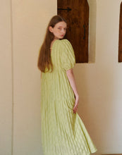 Load image into Gallery viewer, Beautiful Back Tie Rope Three-Dimensional Embossed Dress
