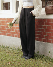 Load image into Gallery viewer, Slim Pleated Suit Trousers
