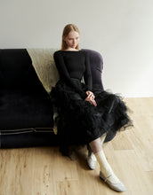 Load image into Gallery viewer, Multilayer Tulle Semi Formal Long Skirt
