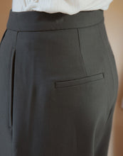 Load image into Gallery viewer, Slim Pleated Suit Trousers
