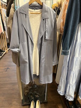 Load image into Gallery viewer, Intellectual And Neat Lapel Chiffon Trenchcoat
