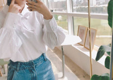 Load image into Gallery viewer, Fresh Bow Tie Puff Sleeve Top
