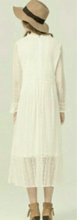 Load image into Gallery viewer, French Elegant Ruffle Lace Long Dress
