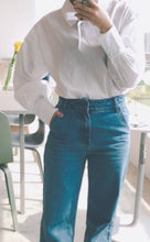 Load image into Gallery viewer, Fresh Bow Tie Puff Sleeve Top
