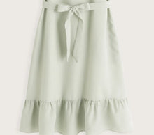 Load image into Gallery viewer, Plaid Tie Mermaid Skirt Dress
