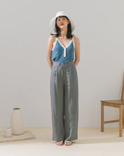 Load image into Gallery viewer, Cotton Linen Dropping Style Floor Wide-Leg
