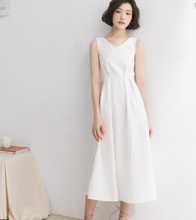 Load image into Gallery viewer, Midi Skirt With Beautiful Back Straps And Umbrella Shape

