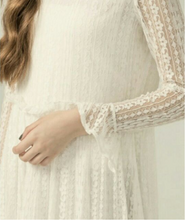 Load image into Gallery viewer, French Elegant Ruffle Lace Long Dress
