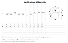Load image into Gallery viewer, Wedding Lace Translucent Stitching Chiffon Pleated Slit Full Length Dress
