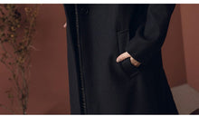 Load image into Gallery viewer, Thick Tie Long Coat Jacket
