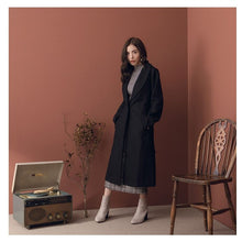 Load image into Gallery viewer, Thick Tie Long Coat Jacket
