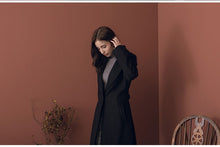 Load image into Gallery viewer, Thick Tie Long Coat Jacket
