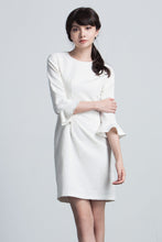 Load image into Gallery viewer, 3/4 Sleeve Halter Dress

