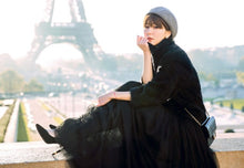Load image into Gallery viewer, Winter Mohair High Neck Wide Sleeve Sweater
